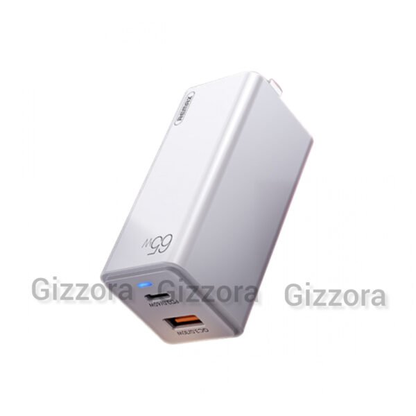 REMAX RP-U50 GaN 65W Fast Charger (White) - Image 2