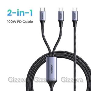 UGREEN US561 USB-C 2-in-1 PD Fast Charging Cable