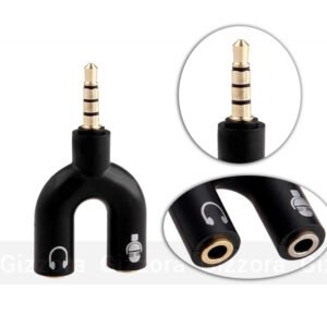 U-Shape Converter- 3.5mm Audio Splitter For Headphone and Microphone