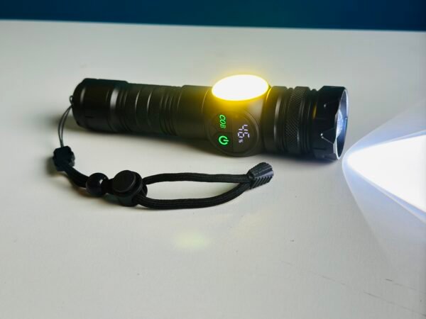 GearUP K60 Rechargeable Flashlight 10W COB + LED Torchlight