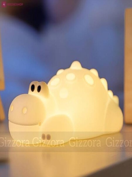 7 Color Crocodile Shape Silicone Night Light Toy